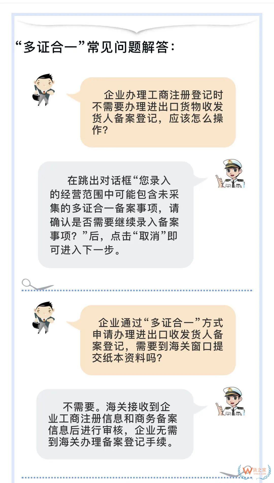 多證合一：海關企業注冊備案網上自助辦理指引—貨之家