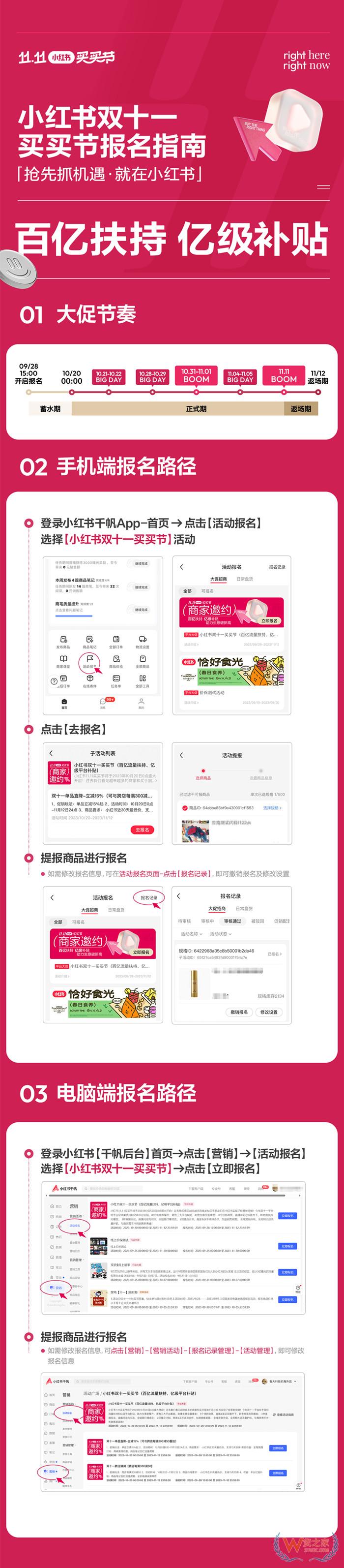 跨境電商保稅倉:2023小紅書雙十一買買節招商規則和活動報名